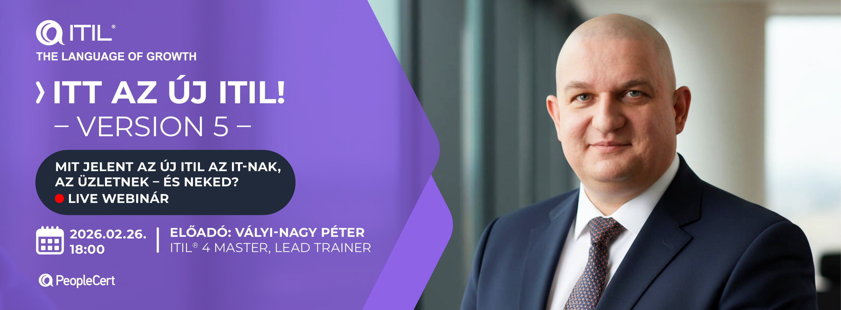 ITIL Version 5 Webinár