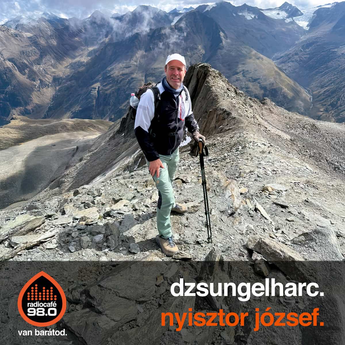 Nyisztor József a radiocafé Dzsungelharc műsorában